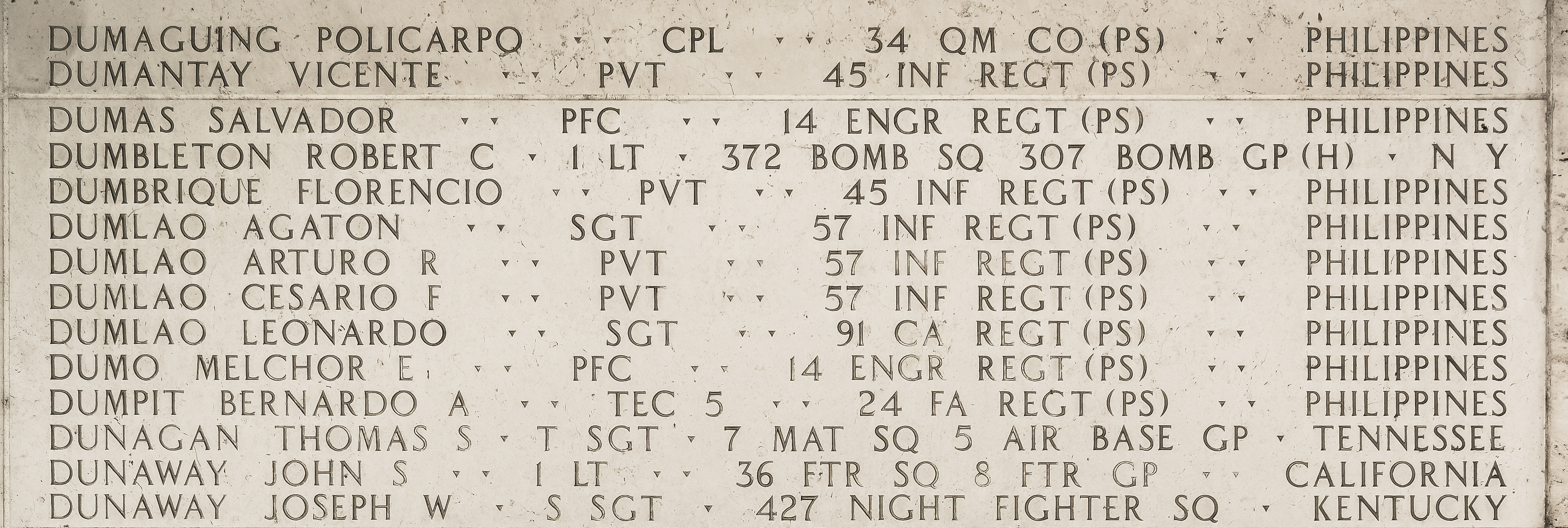 John S. Dunaway, First Lieutenant